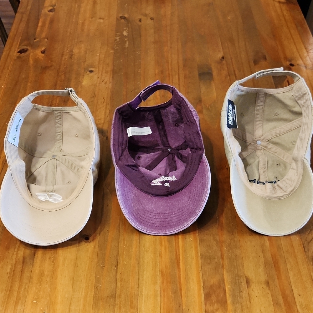 Set Of Three Workout Caps - Picture 2 of 3